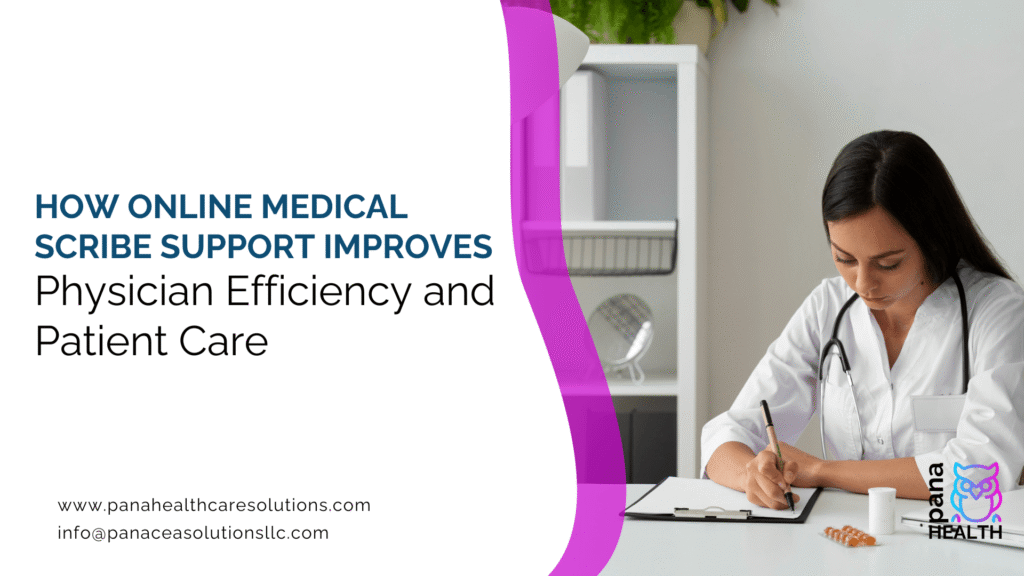 How Online Medical Scribe Support Improves Physician Efficiency and Patient Care