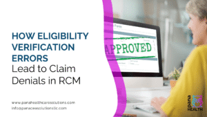 Medical billing specialist verifying patient insurance eligibility to prevent claim denials