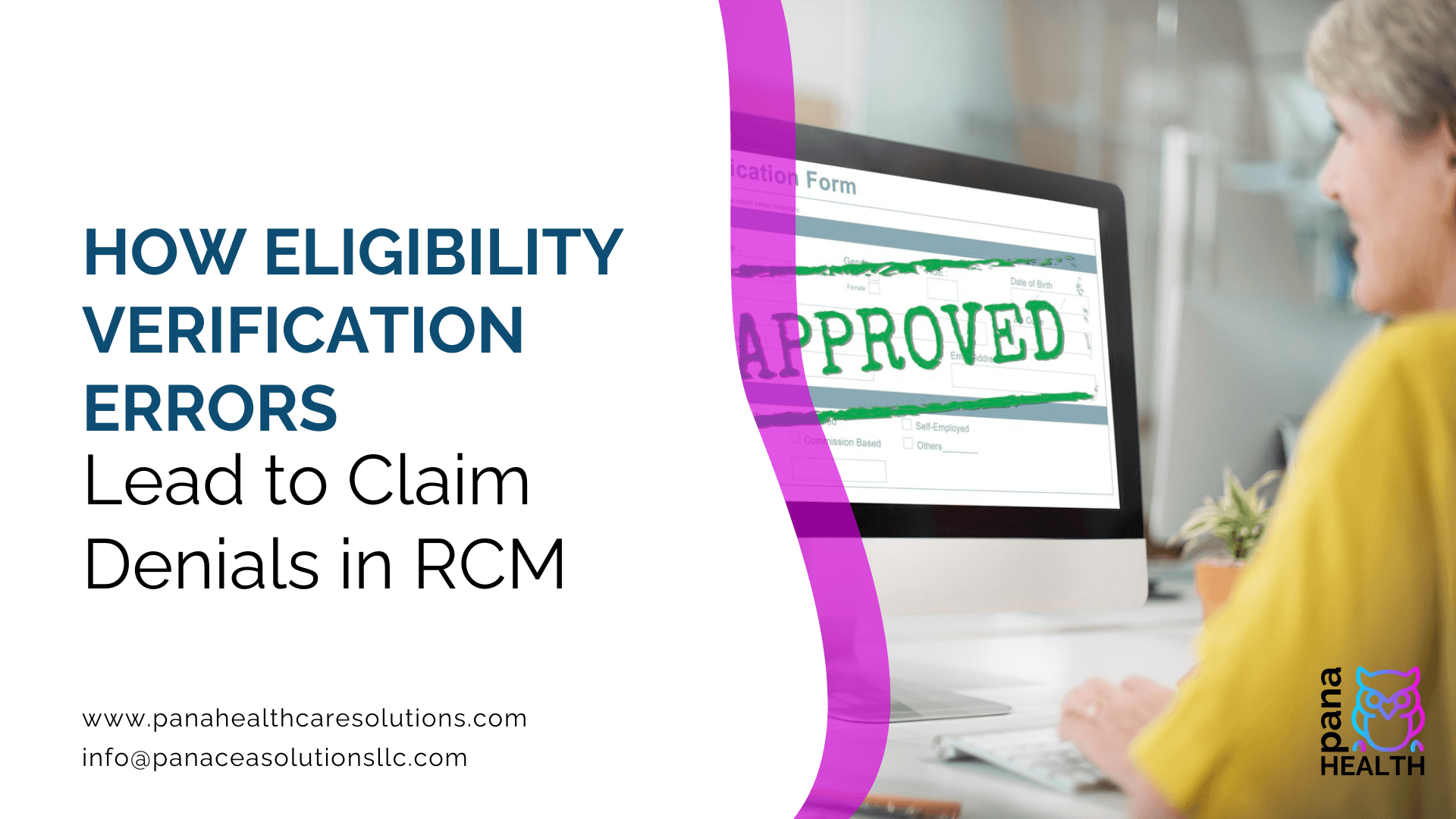 Medical billing specialist verifying patient insurance eligibility to prevent claim denials