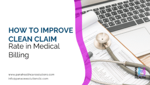 Medical billing professional reviewing healthcare claim forms to improve clean claim rate and reduce claim denials