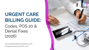 Urgent Care Billing Guide Codes, POS 20 & Denial Fixes (2026)